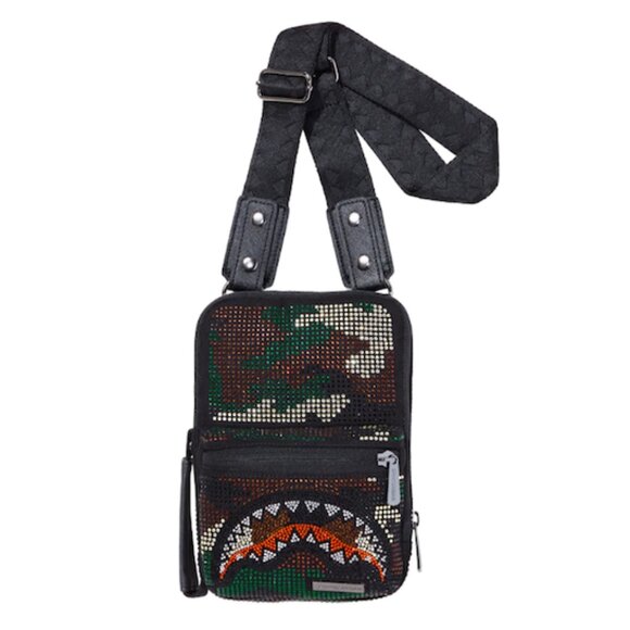 SPRAYGROUND Trinity Camo Crossbody/Sling Bag (Brand New w/Tags "Rare") Unisex - Picture 2 of 14